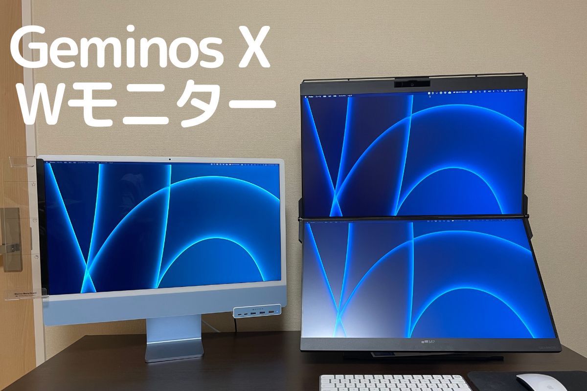 【開封レビュー】WモニターのGeminosXがやっと届いた！